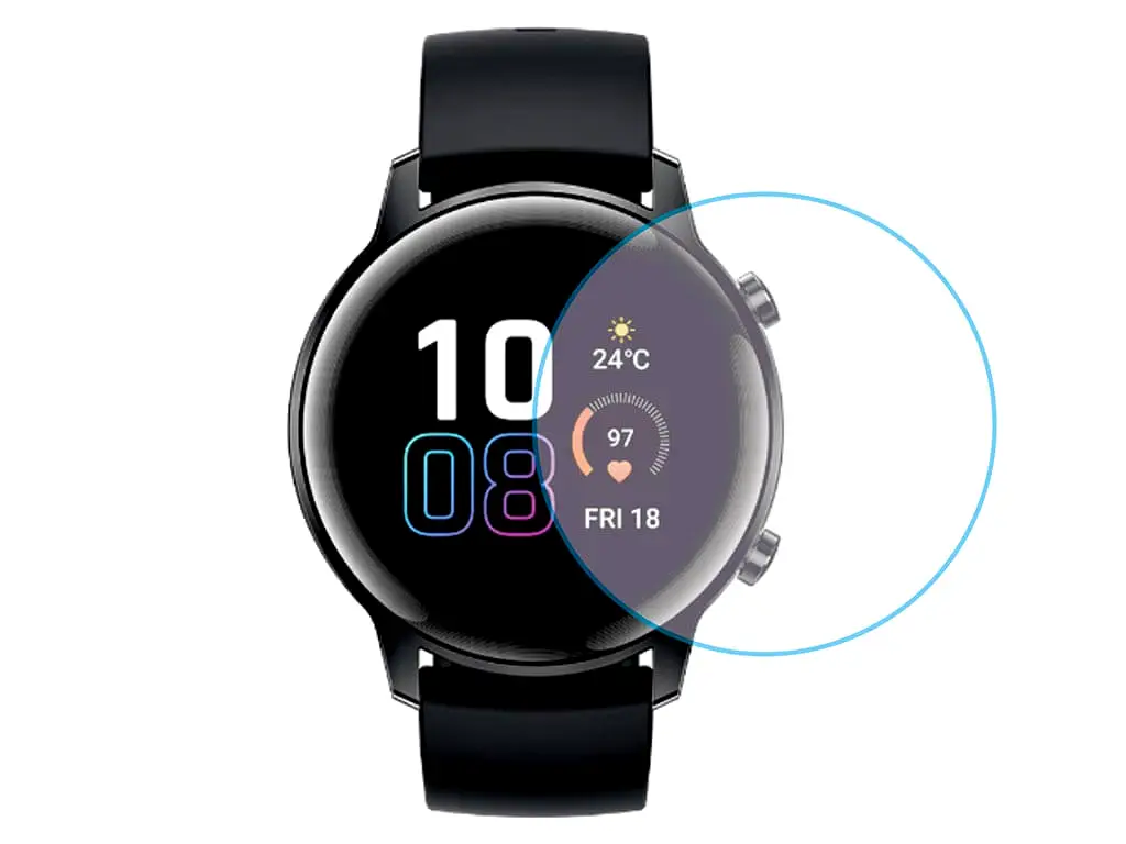 Folie de protecție ceas smartwatch Honor Magic Watch 2, 42mm - set 3 bucăți