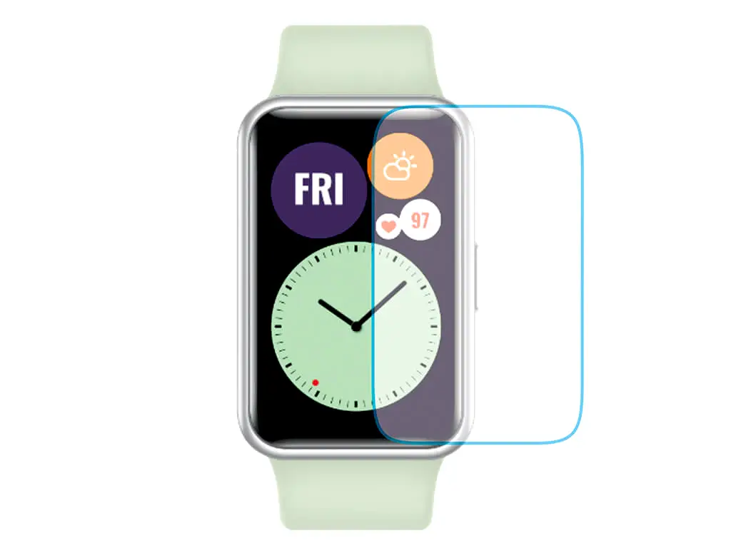 Folie de protecție ceas smartwatch Huawei Watch Fit - set 3 bucăți