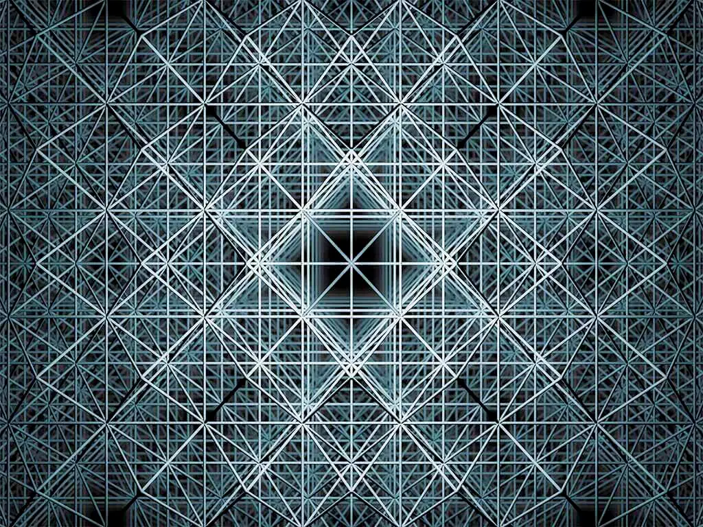 Fototapet 3D Matrix, Komar, model geometric, 368x248 cm