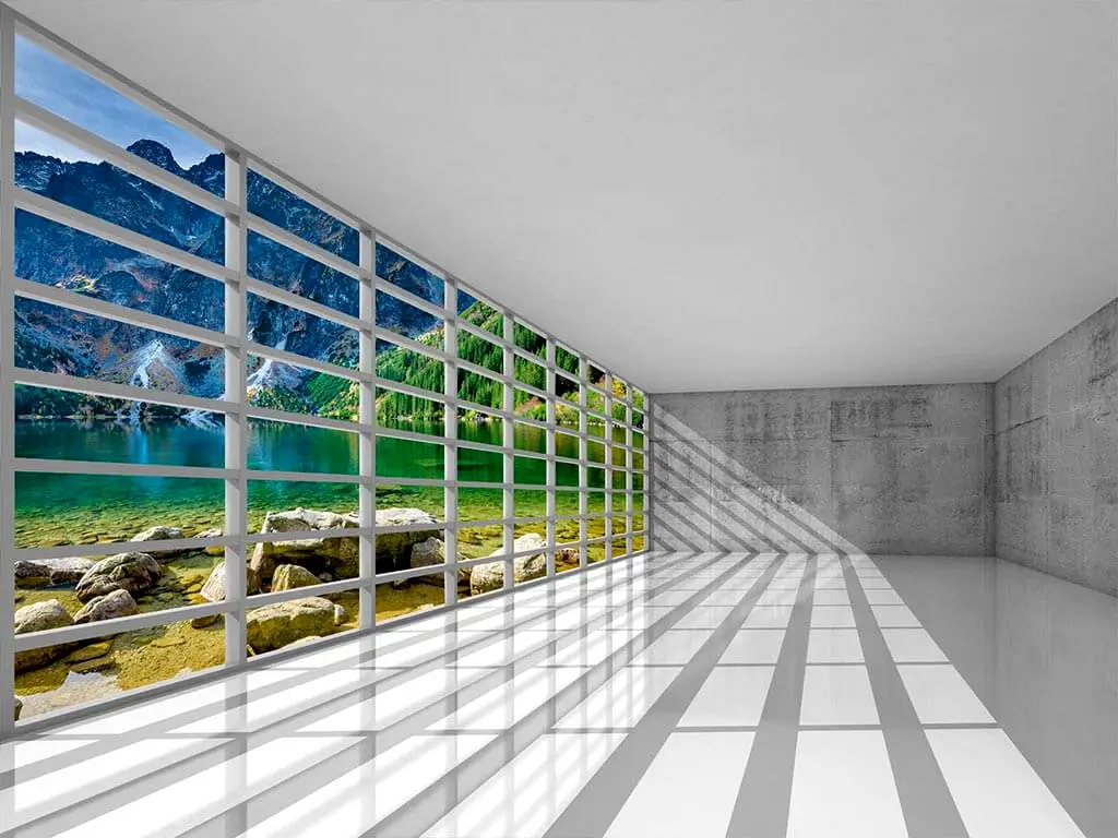 Fototapet 3D Empty Interior, Dimex, multicolor, 375x250 cm