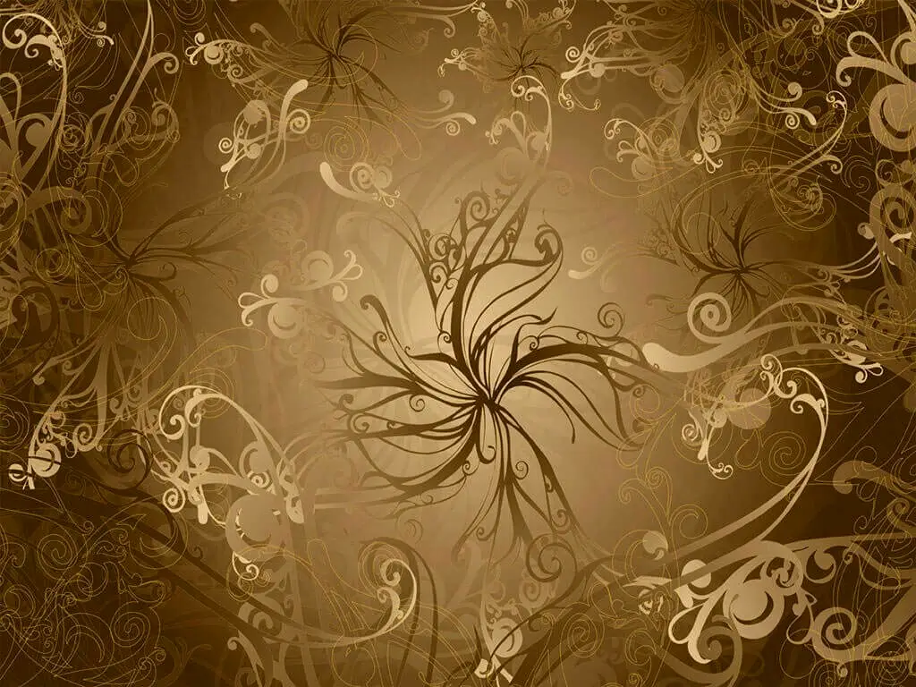Fototapet abstract în nuanţe de bej şi maro Komar Gold, adeziv inclus, dimensiuni 368x254 cm