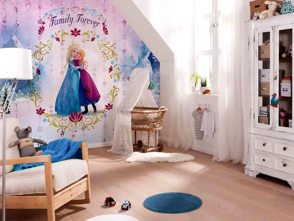Fototapet Frozen Family Forever, Komar, pentru copii, multicolor