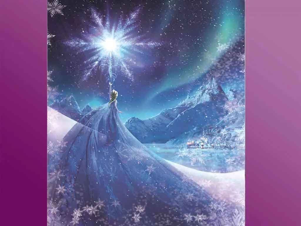 Fototapet Frozen Snow Queen, Komar, pentru copii, multicolor