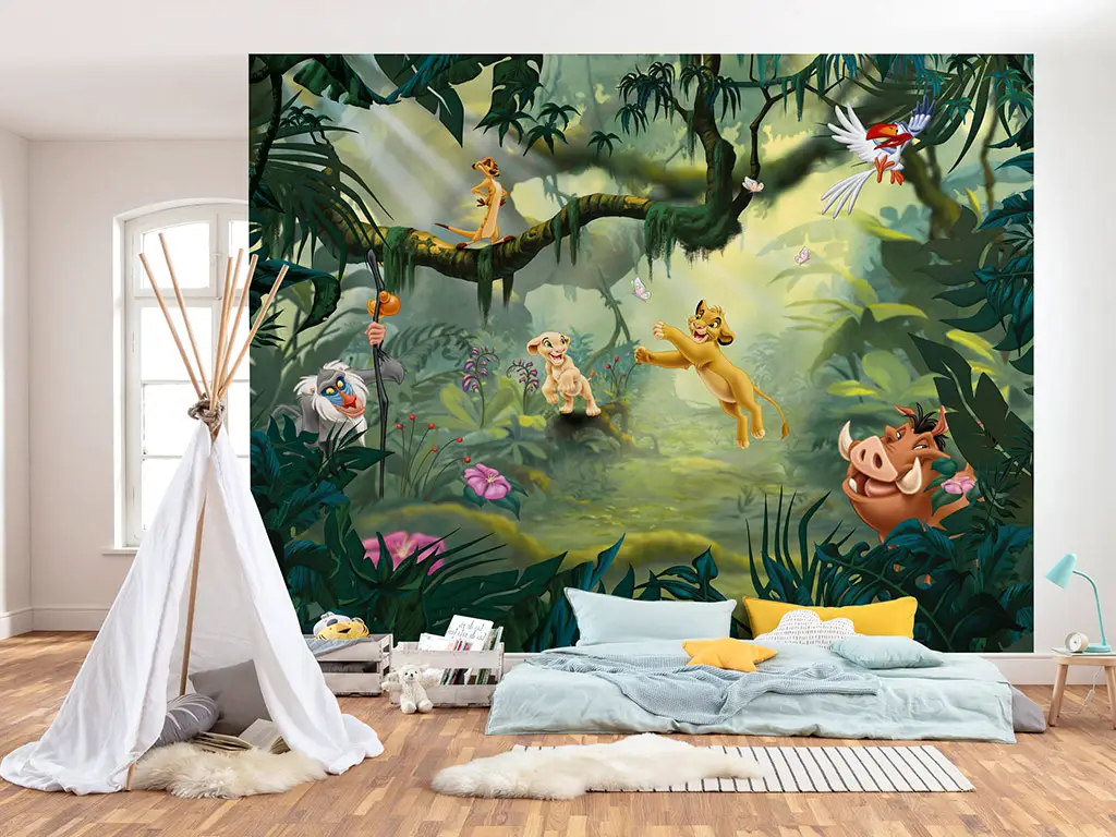 Fototapet cameră copii Regele Leu, Komar, multicolor, 350x280 cm