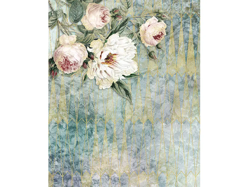 Fototapet floral La Rosa, Komar, vlies lavabil, dimensiuni de 200x250 cm