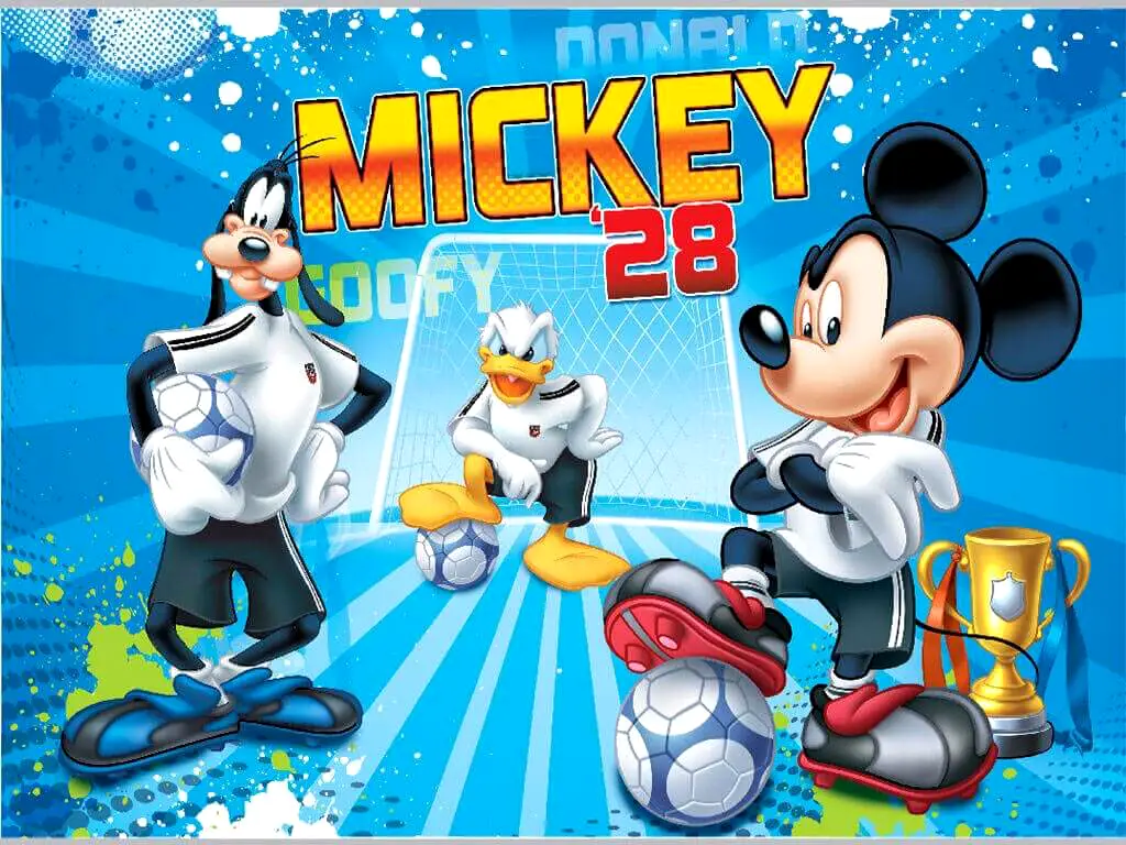 Fototapet fotbal Mickey 28