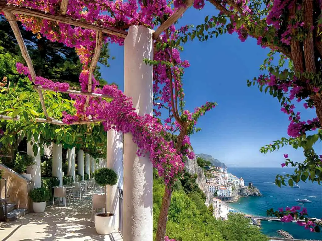 Fototapet peisaj Amalfi, Komar, multicolor, 368x254 cm