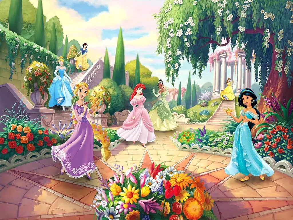 Fototapet prinţesele Disney, Komar, Princess Park - 368x254 cm