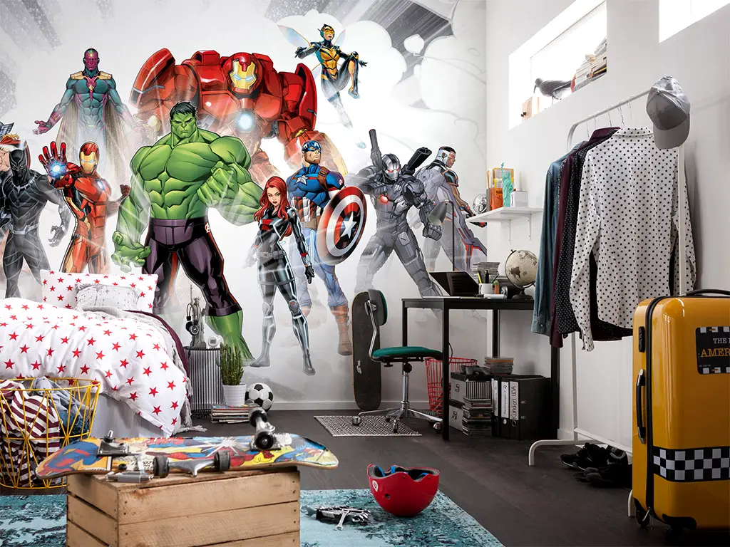 Fototapet Supereroi Marvel, Komar, Avengers Unite, 500x280 cm
