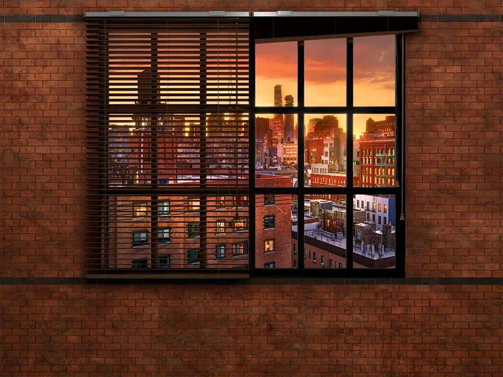 Fototapet peisaj urban Brooklyn Brick, Komar, maro, 368x254 cm