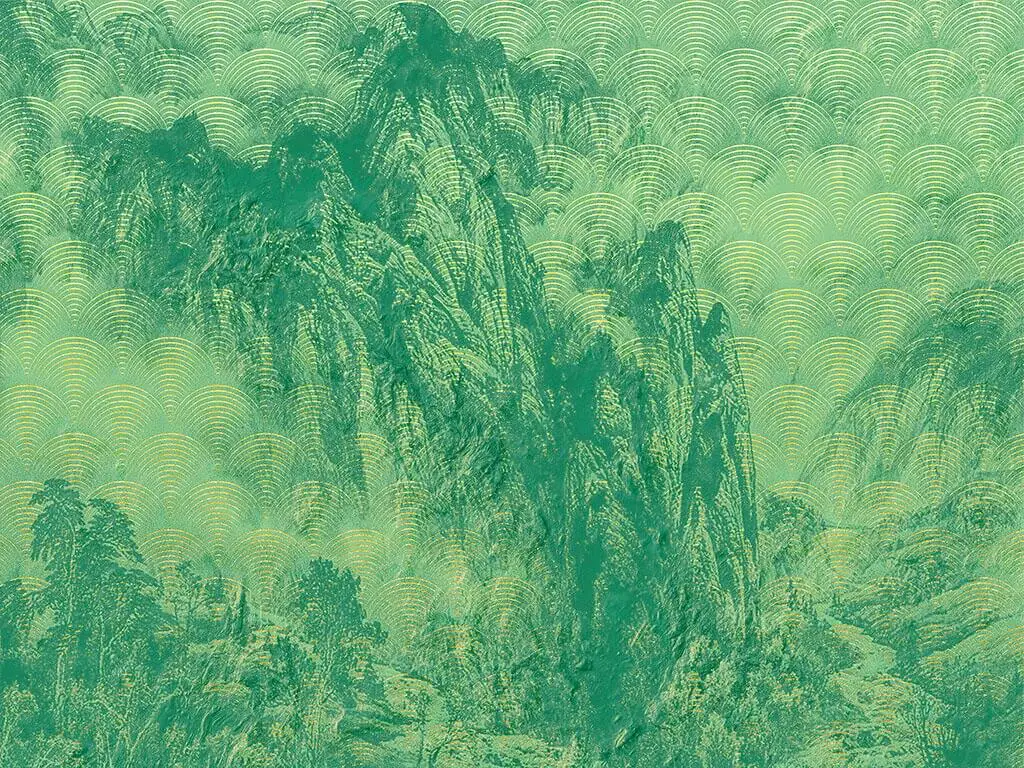 Fototapet Montagnes, Komar, peisaj abstract, 400x280 cm