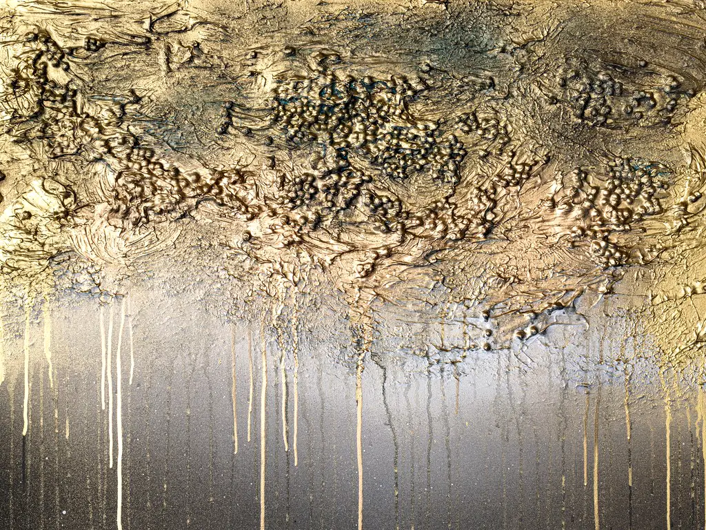 Fototapet abstract Golden Forest, pentru living şi dormitor, 400x260cm