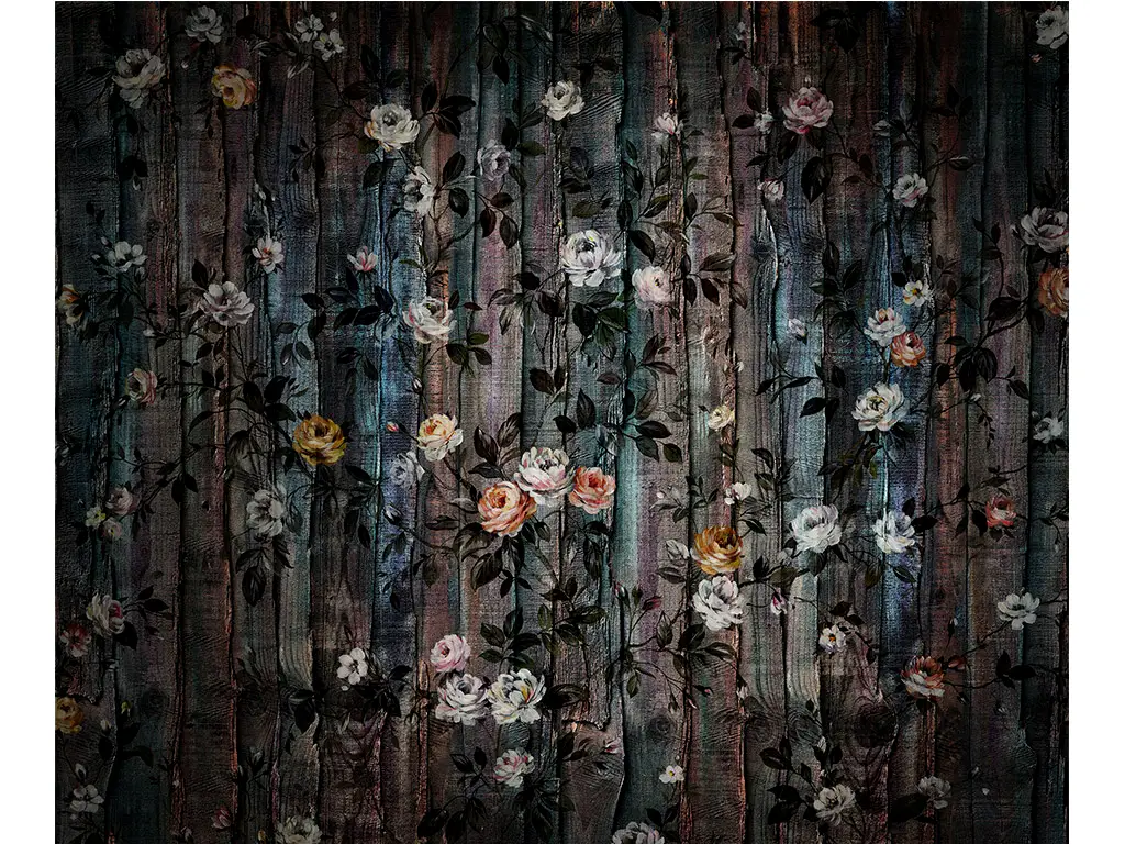 Fototapet floral, Komar Grande Giardino, pe suport vlies, 300x250 cm