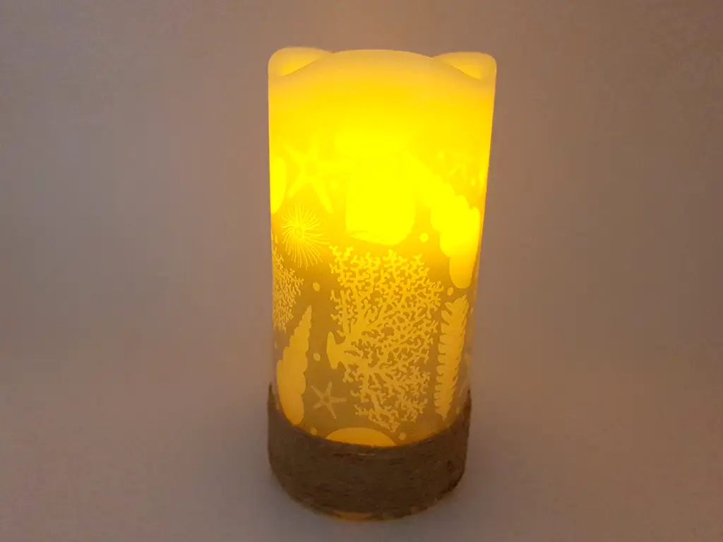 Lumânare decorativă LED Corali