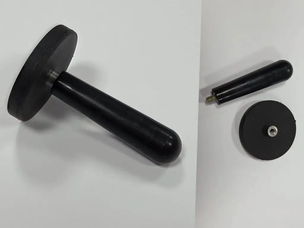 Set profesional aplicare folie auto – 4 magneți fixare, racletă magnetică cu pâslă și racletă cu lamă din silicon pentru folie geam