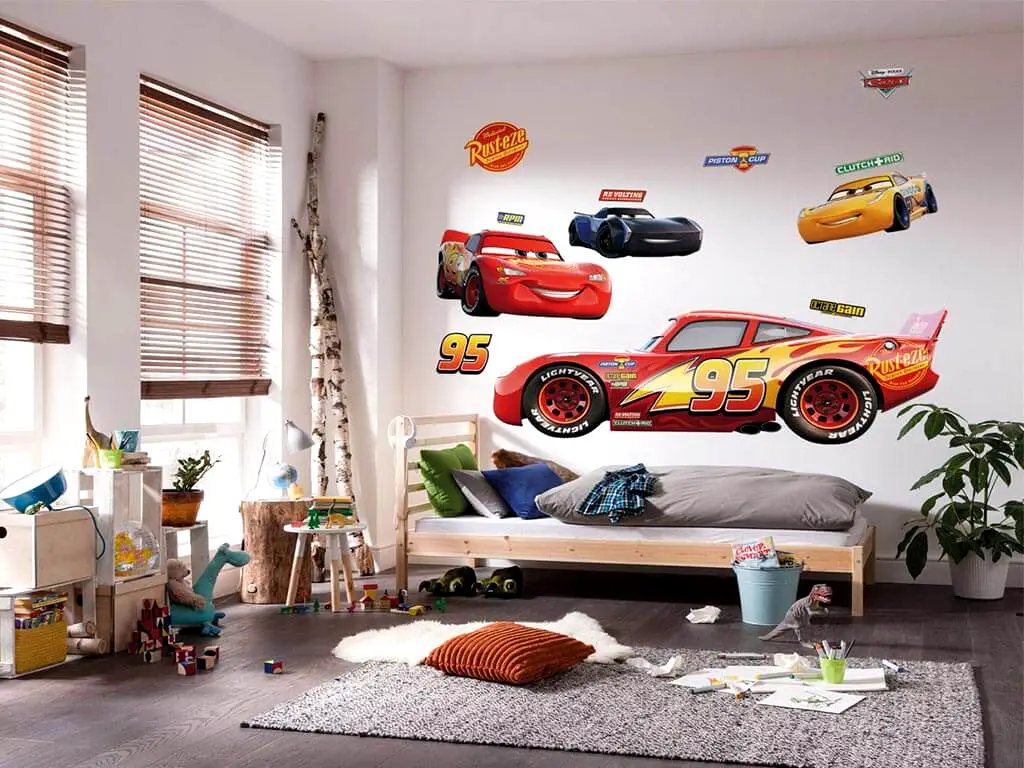 Mega Sticker Disney Cars, Komar, set cu 11 stickere