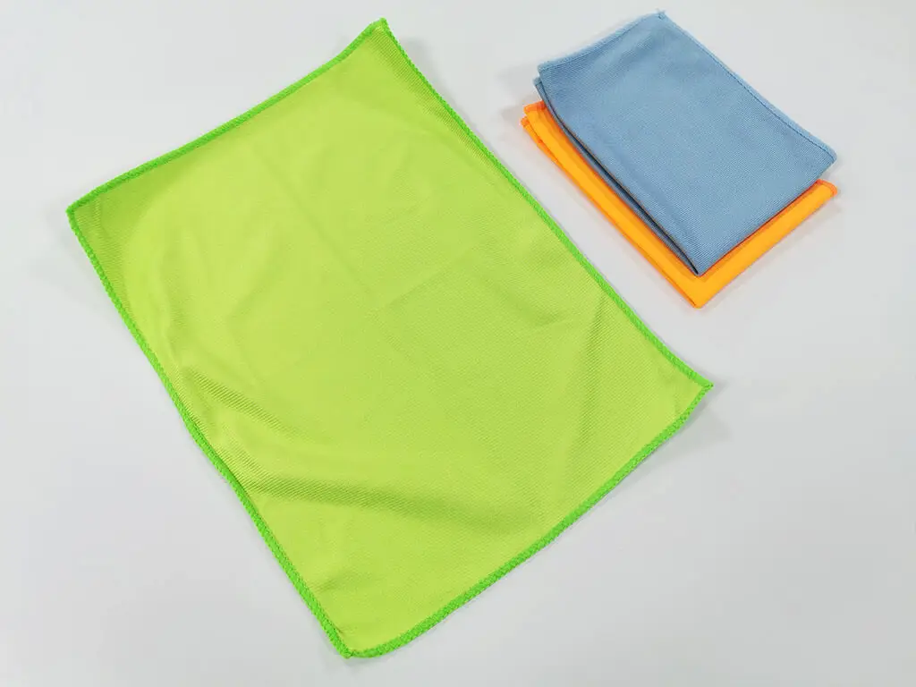 Lavete microfibră pentru geam, Folina, 30x40 cm, set 3 bucăţi