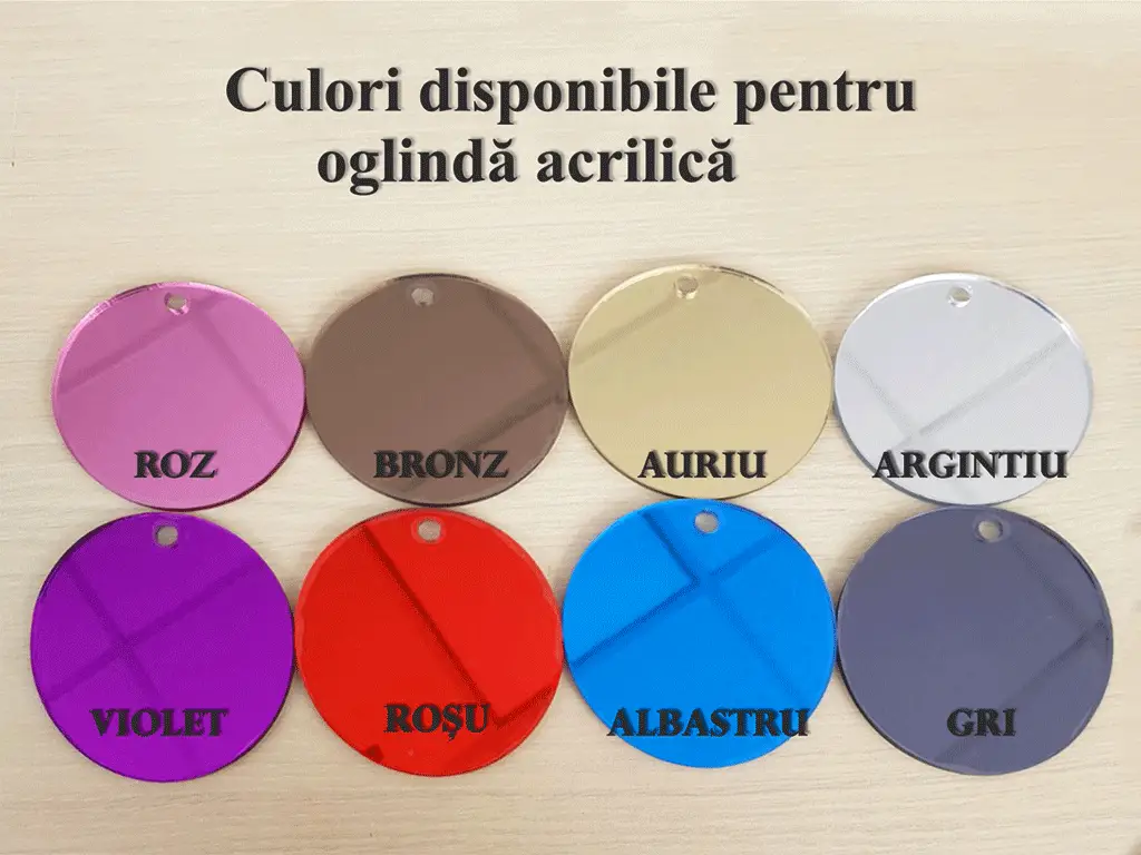 Decorațiune Love din oglindă violet, Folina, accesoriu cu bandă dublu-adezivă, dimensiune decorațiune 30x15 cm