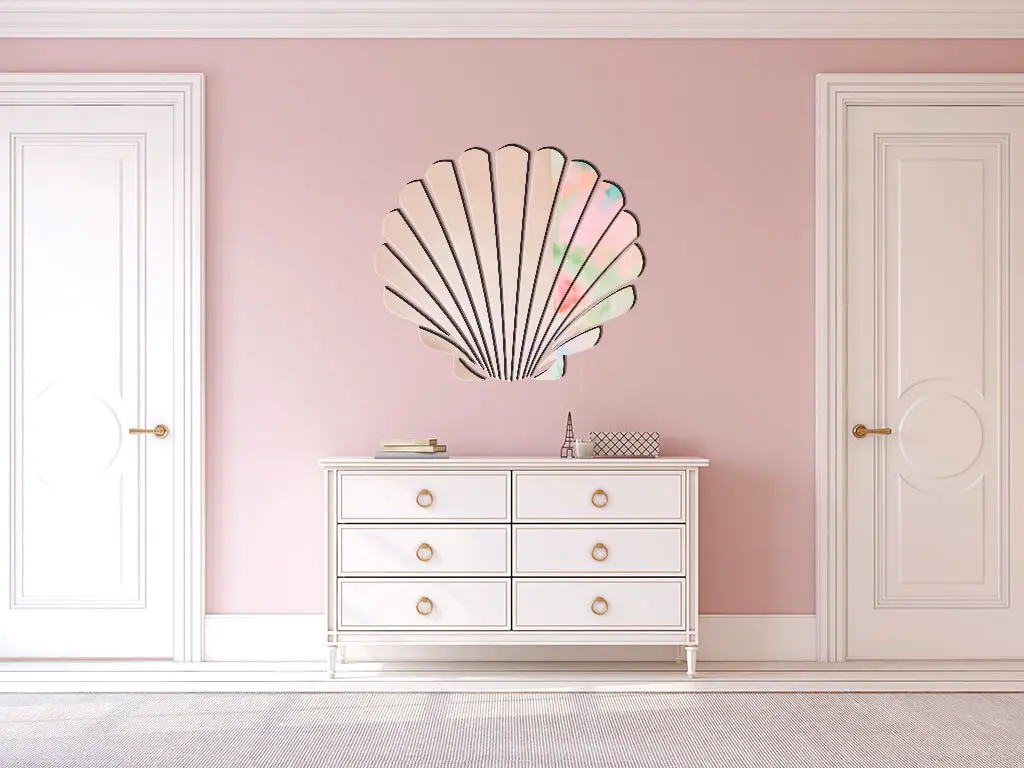 Oglindă Shelly, Folina, decorațiune pentru perete, oglindă acrilică