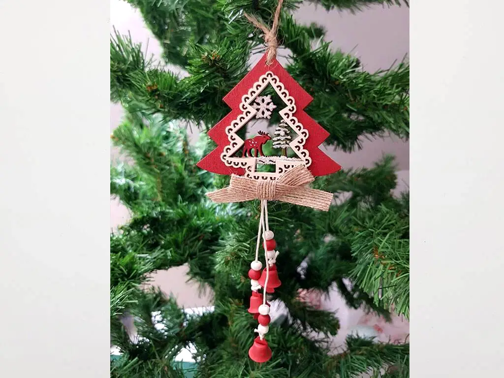Ornament din lemn Brad