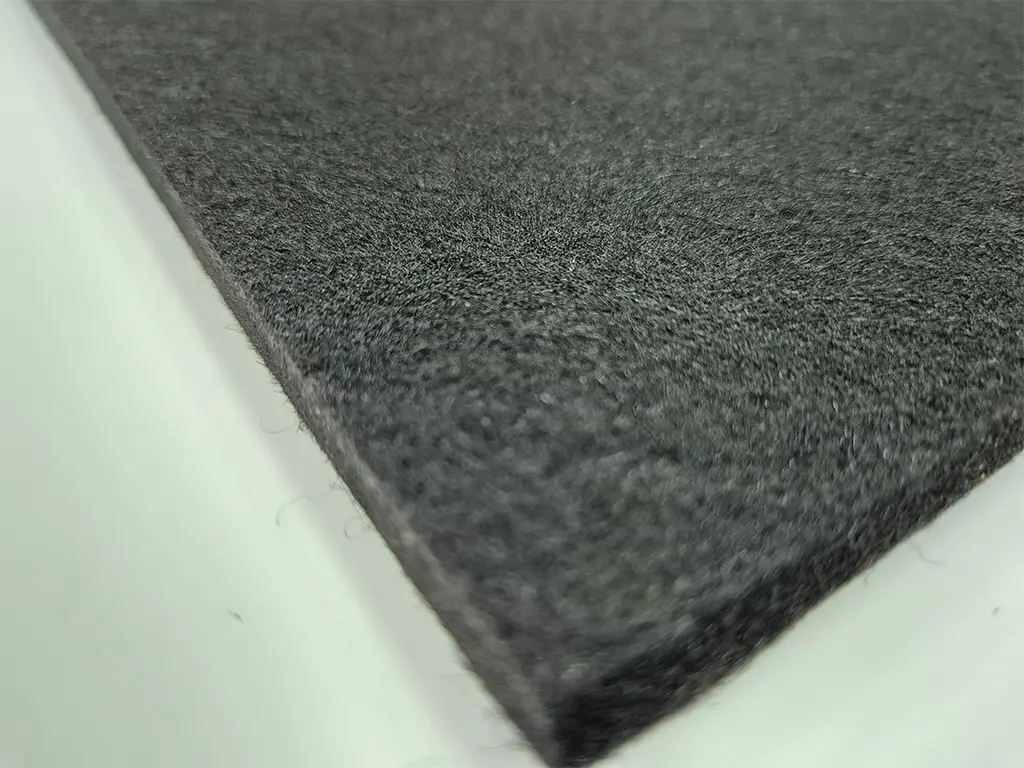 Panou din pâslă groasă, placă din fetru negru, dimensiunea 60x75 cm, grosime 8mm