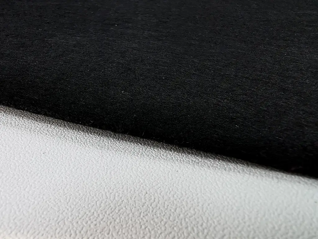 Fetru la metru, pâslă neagră cu grosime de 3 mm, 100x200 cm
