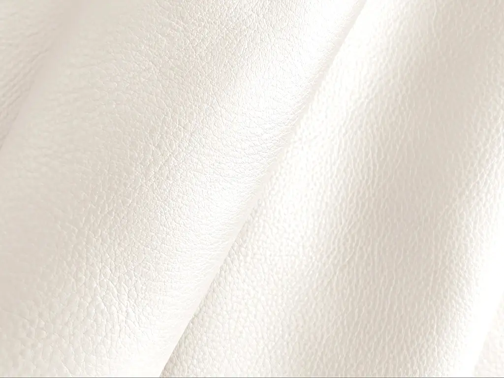 Piele ecologică autoadezivă albă, aspect natural, moale și flexibilă, grosime 0,8 mm, lățime 140 cm