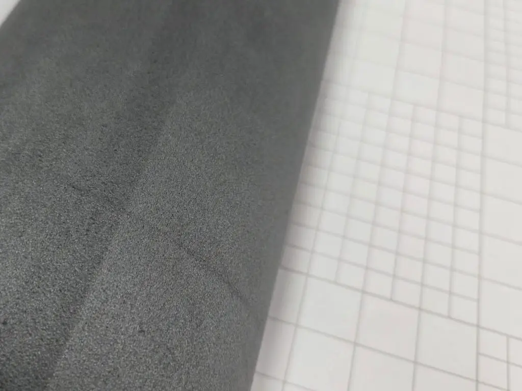 Material autoadeziv imitație piele întoarsă gri (Suedette), lățime 152 cm, se vinde la metru liniar