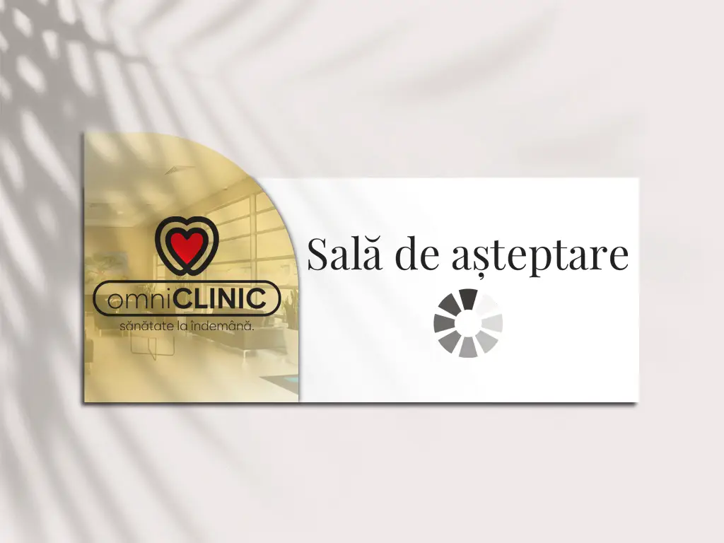 Plăcuță personalizată elegantă cu oglindă acrilică și print UV pentru firme, spații comerciale, birouri sau instituții
