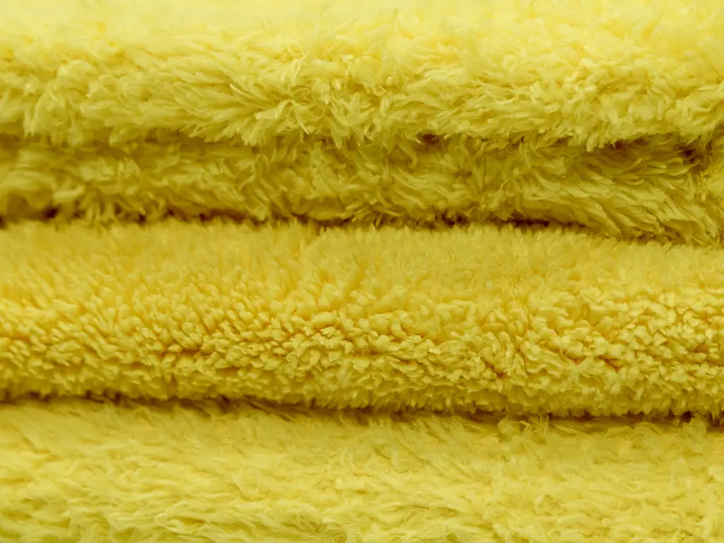 Set 3 lavete microfibră pentru praf, Folina LVT57 galben, 40x40 cm