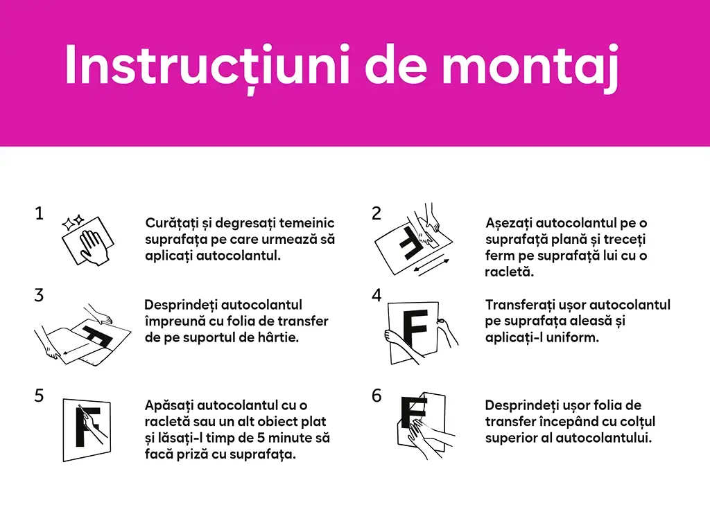 Set 2 stickere cu mesajul 'Nu izbiți ușa!', ideal pentru serviciile de taximetrie, Uber sau Bolt - culoare la alegere