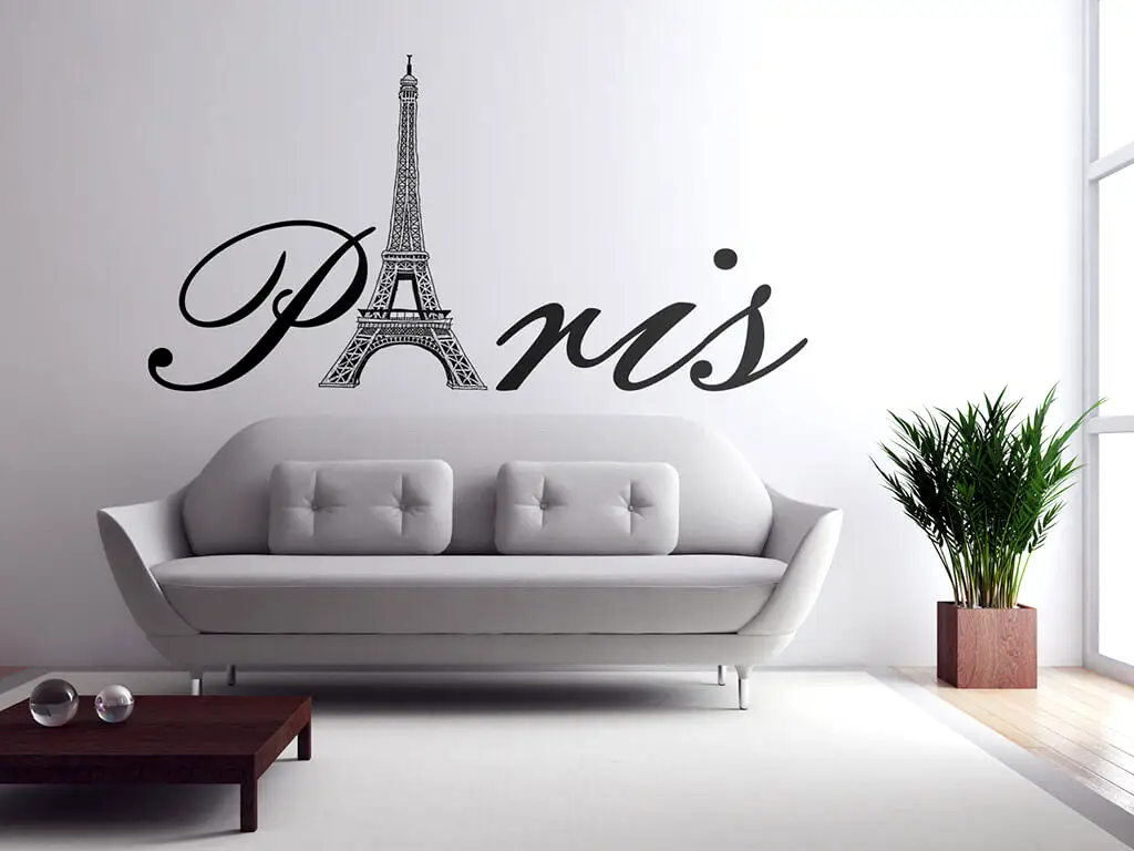 Sticker Paris, Folina, decorațiune pentru perete, dimenisune sticker 95x180 cm