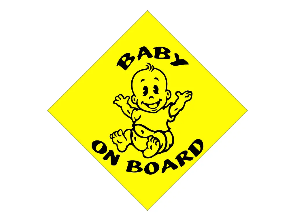 Sticker auto Baby on board Băieţel