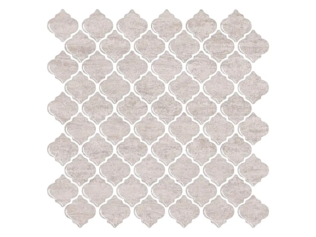 Faianţă autoadezivă 3D Smart Tiles Damasc Toulouse, Folina, gri, set faianță 10 bucăţi