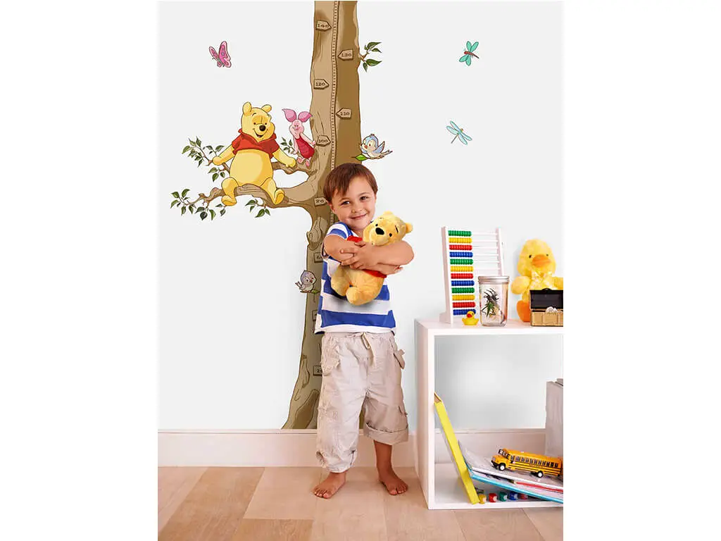 Sticker metru Ursuleţul Winnie the Pooh, Komar, decoraţiune pentru camera copiilor, multicolor