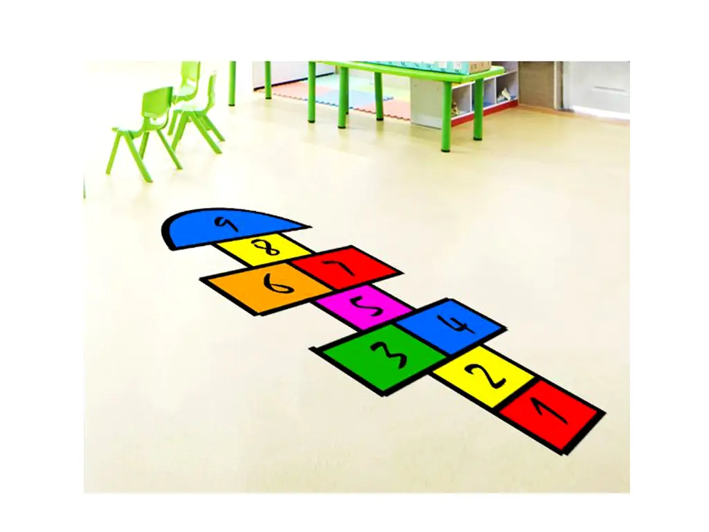 Sticker cameră copii Şotron cu chenare colorate, 130 cm