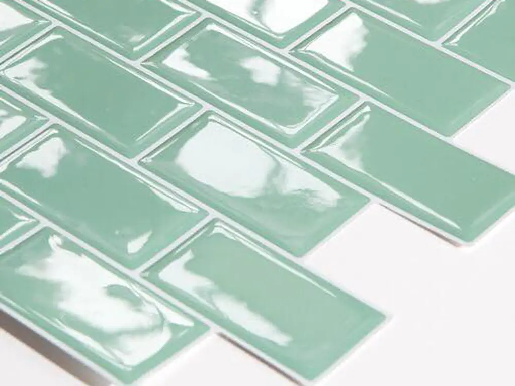 Faianţă autoadezivă 3D Smart Tiles Aqua, Folina, turcoaz - set 10 bucăţi