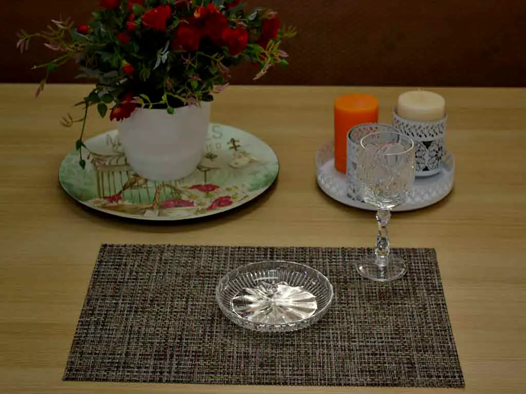 Suport farfurie masă Ella, Folina, multicolor, 45 x 31 cm