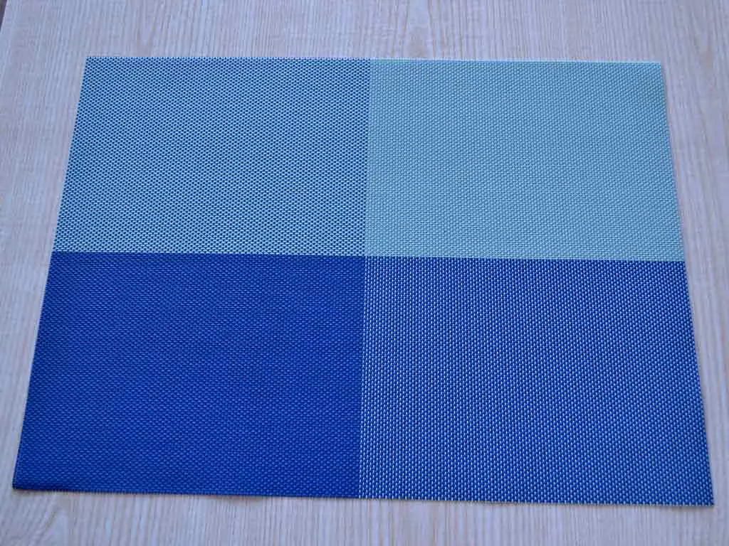 Suport farfurie masă Sonia, Folina, albastru, 45 x 31 cm
