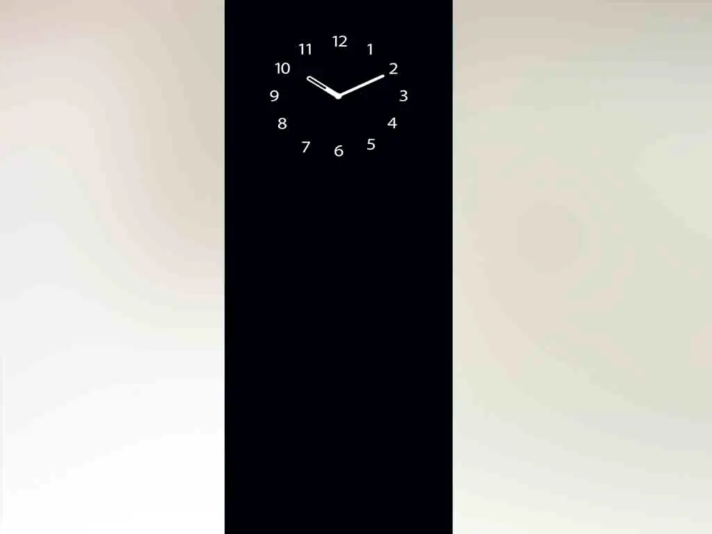 Tablă magnetică neagră cu ceas