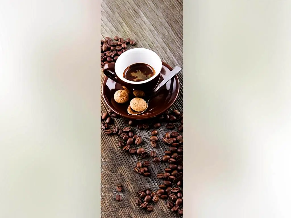 Tablou sticlă Hot Brown Coffee