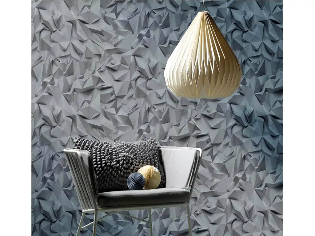 Tapet 3D, Erismann, model geometric gri, Profi Selection 4209740