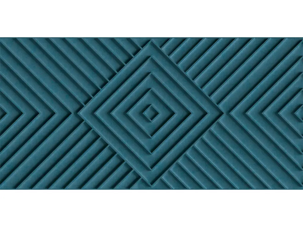 Tapet 3D romburi albastre, Marburg Kyoto 34480, vlies, rolă de 0.53x10 metri