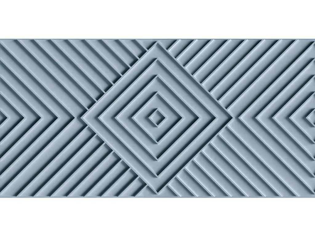 Tapet 3D romburi gri, Marburg Kyoto 34482, vlies, rolă de 0.53x10 metri