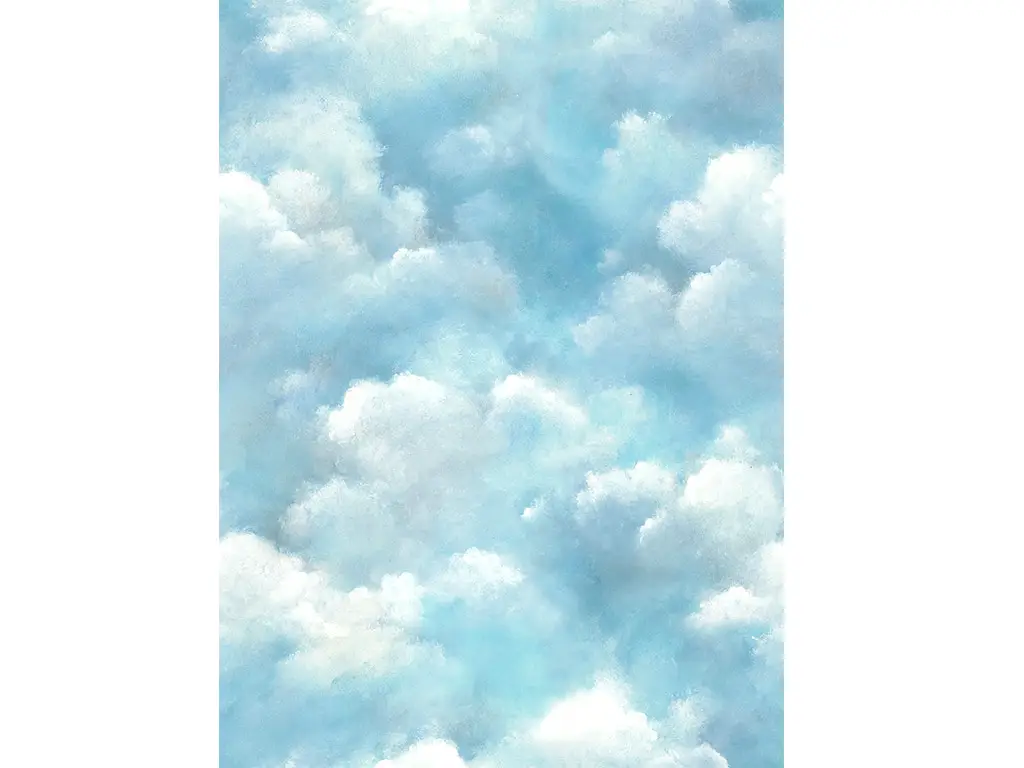 Fototapet cer cu nori, Marburg 46737, bleu, 212x270 cm