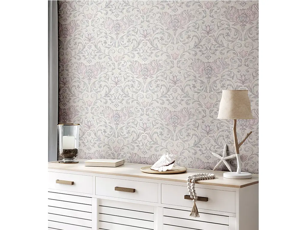Tapet dormitor, imprimeu floral clasic, Marburg City Romance 35150, 0.53x10 metri