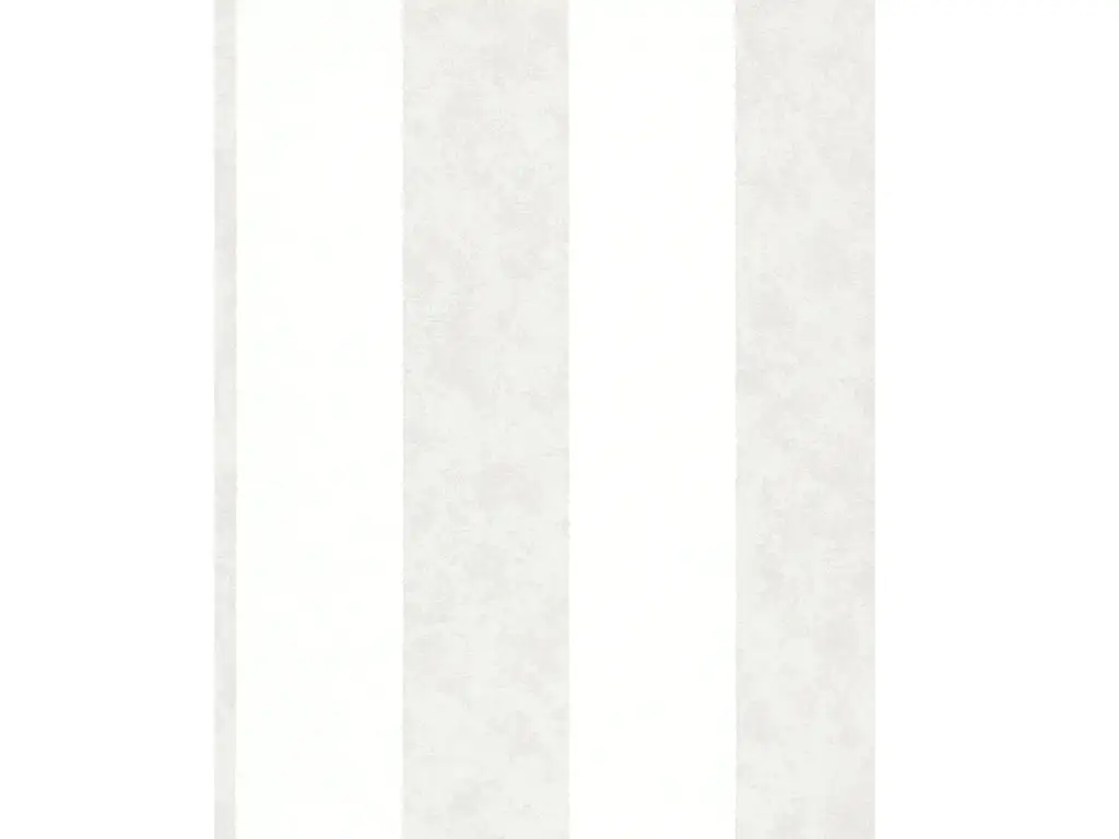Tapet alb cu dungi late, gri, Marburg Kyoto 34412, vlies, rolă de 5mp