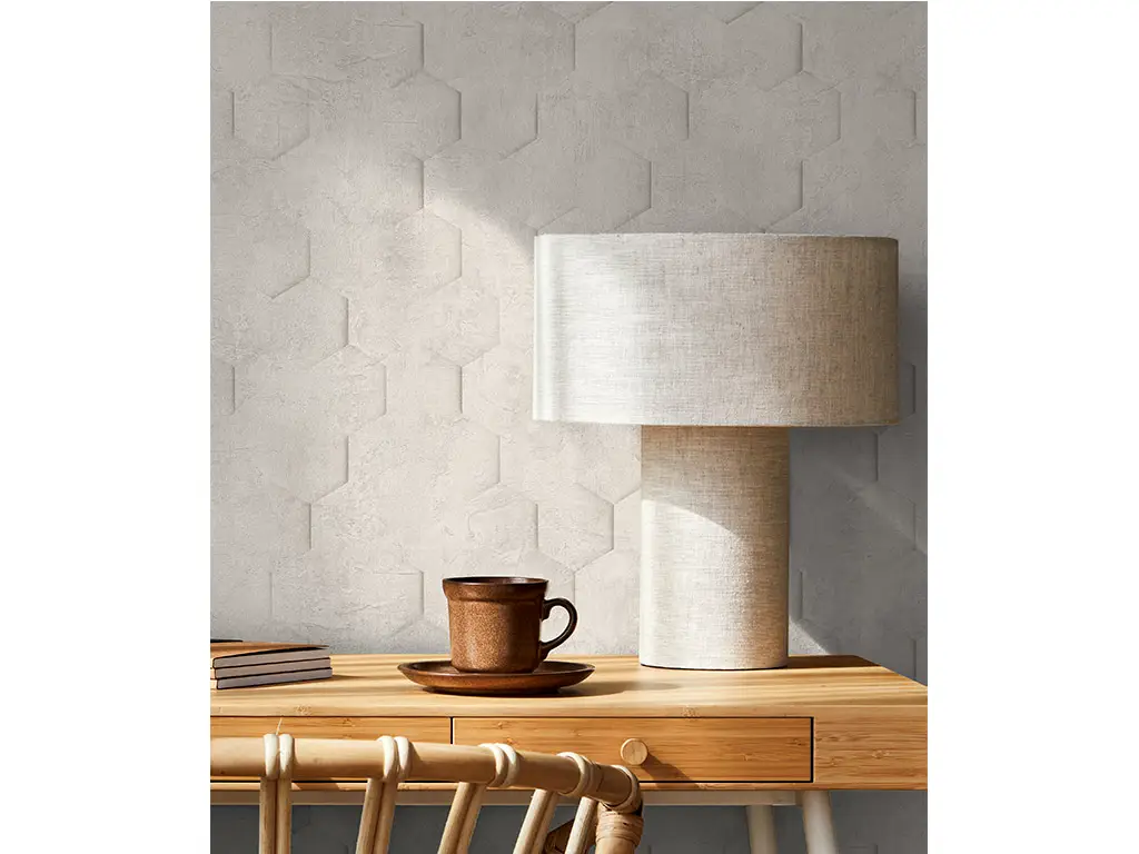 Tapet imitaţie decorativă ivoire, Marburg Kyoto 34158, vlies, rolă de 5mp