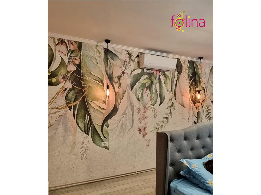 Fototapet floral Luana, Marburg 46996, decor cu plante exotice, 270x424 cm