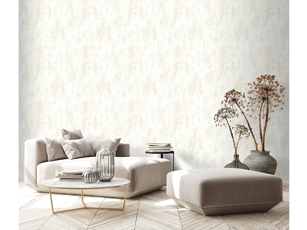 Tapet imitaţie decorativă crem, Erismann Casual Chic 1027314